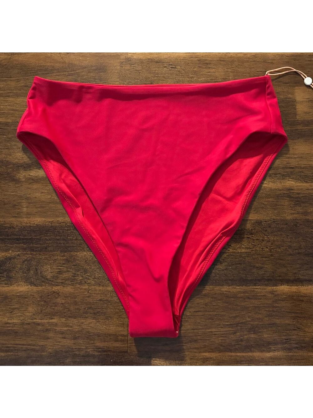 Quince Women’s Medium Bikini Bottom Bathing Suit High Leg Cheeky Bottom Swim